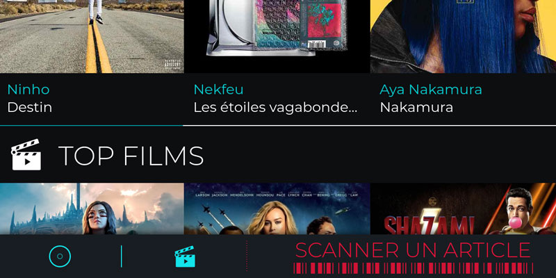 L'affichage des pistes avec driv'up